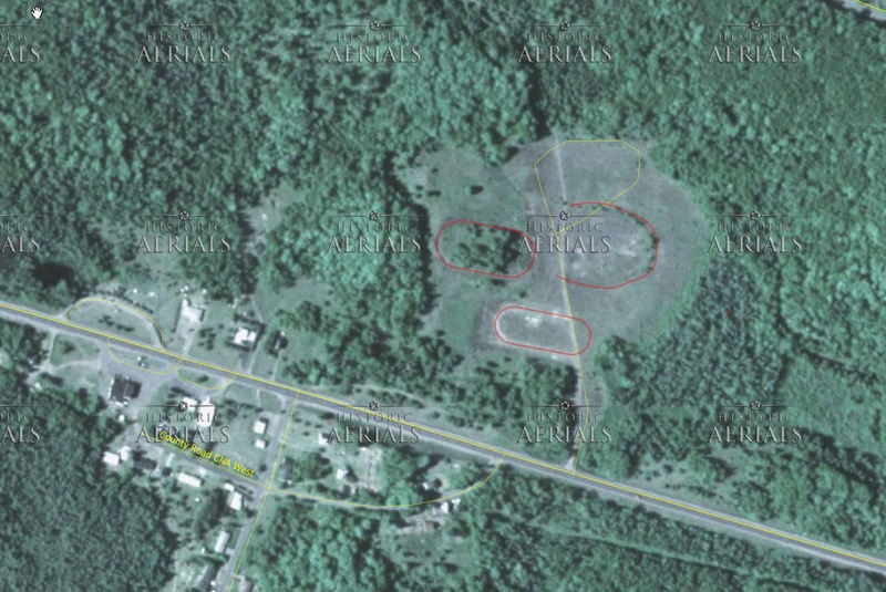 Ishpeming Speedway - 3 Potential Oval Track Outlines (newer photo)